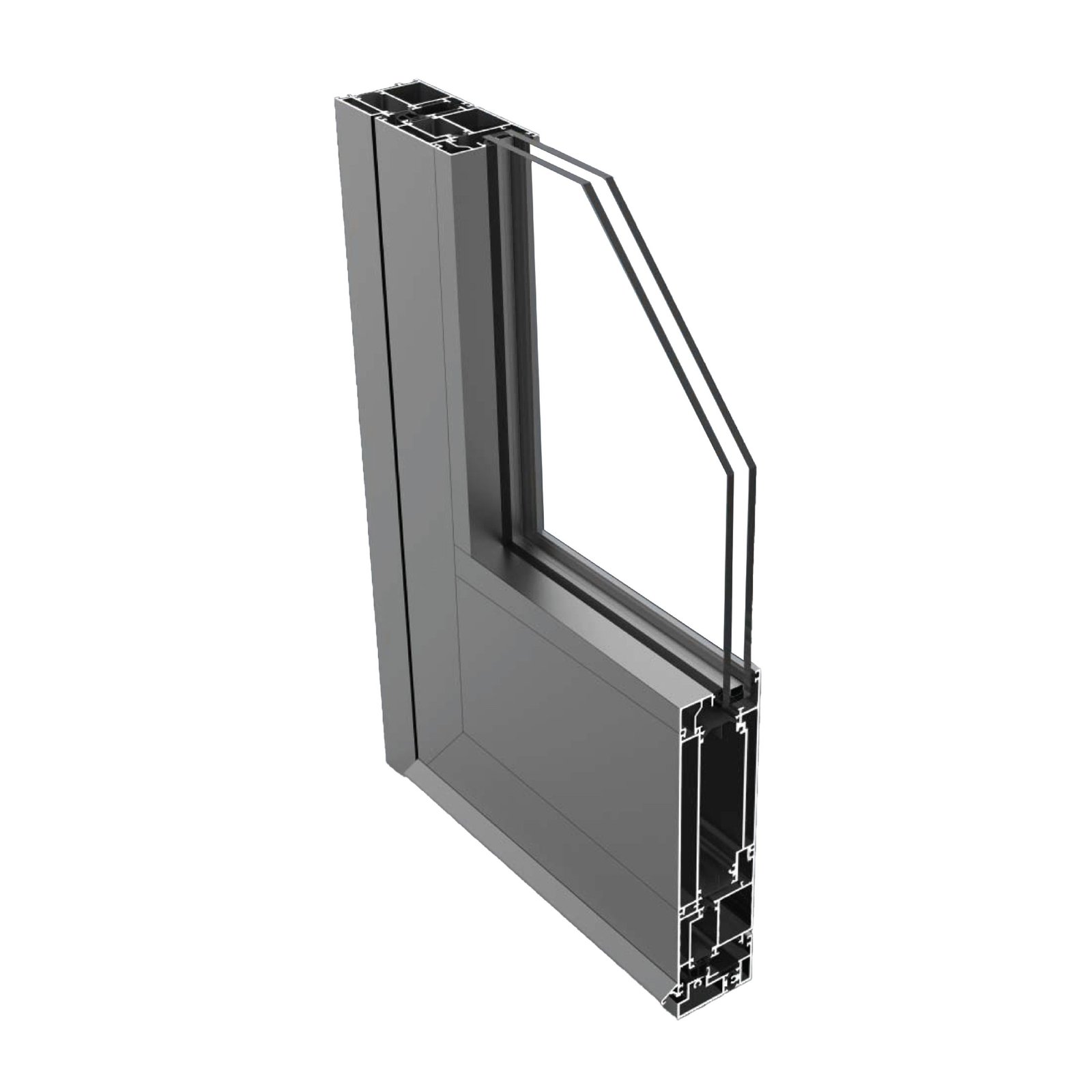S70+ outswing terrace door AW90 rated with high water resistance up to 13 psf and sleek aluminum frame